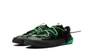 Nike Blazer Low Off White Black Electro Green – 2. kép