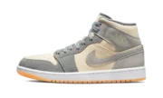 Air Jordan 1 Mid Coconut Milk Particle Grey