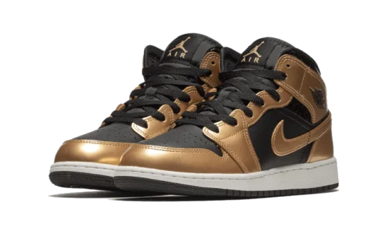 Air Jordan 1 Mid Mettalic Gold – 2. kép