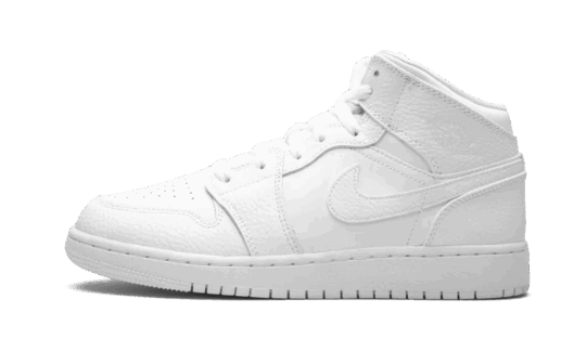 Air Jordan 1 Mid Triple White