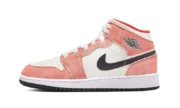 Air Jordan 1 Mid SE Orange Suede