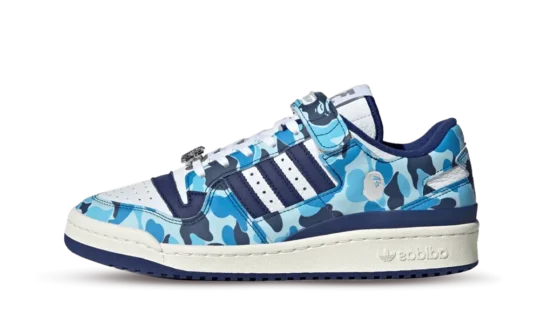 Adidas Forum Low 84 x BAPE Blue Camo 30th Anniversary