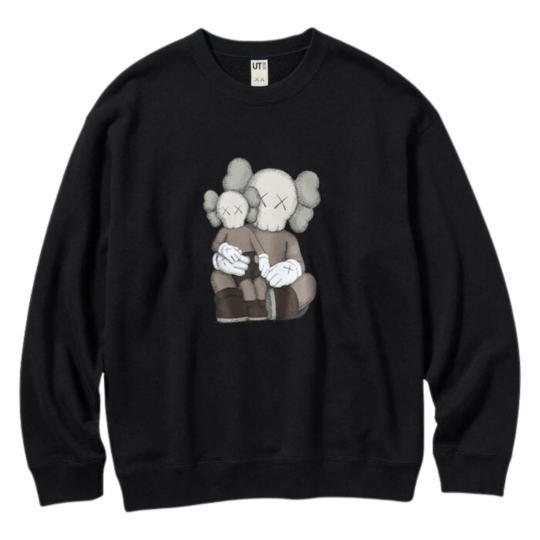 Kaws x Uniqlo Longsleeve Sweatshirt Black