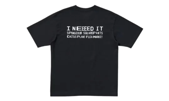 Uniqlo x CPFM Spongebob Squarepants UT Graphic T-Shirt Black – 2. kép