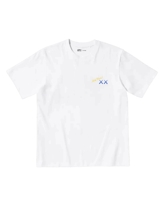 KAWS X UNIQLO WARHOL UT GRAPHIC T-SHIRT WHITE BANANA – 2. kép