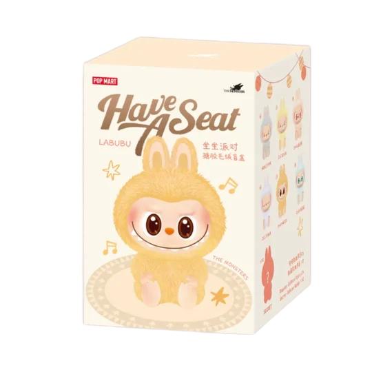 Pop Mart Labubu The Monsters Have a Seat Vinyl Plush Single Blind Box